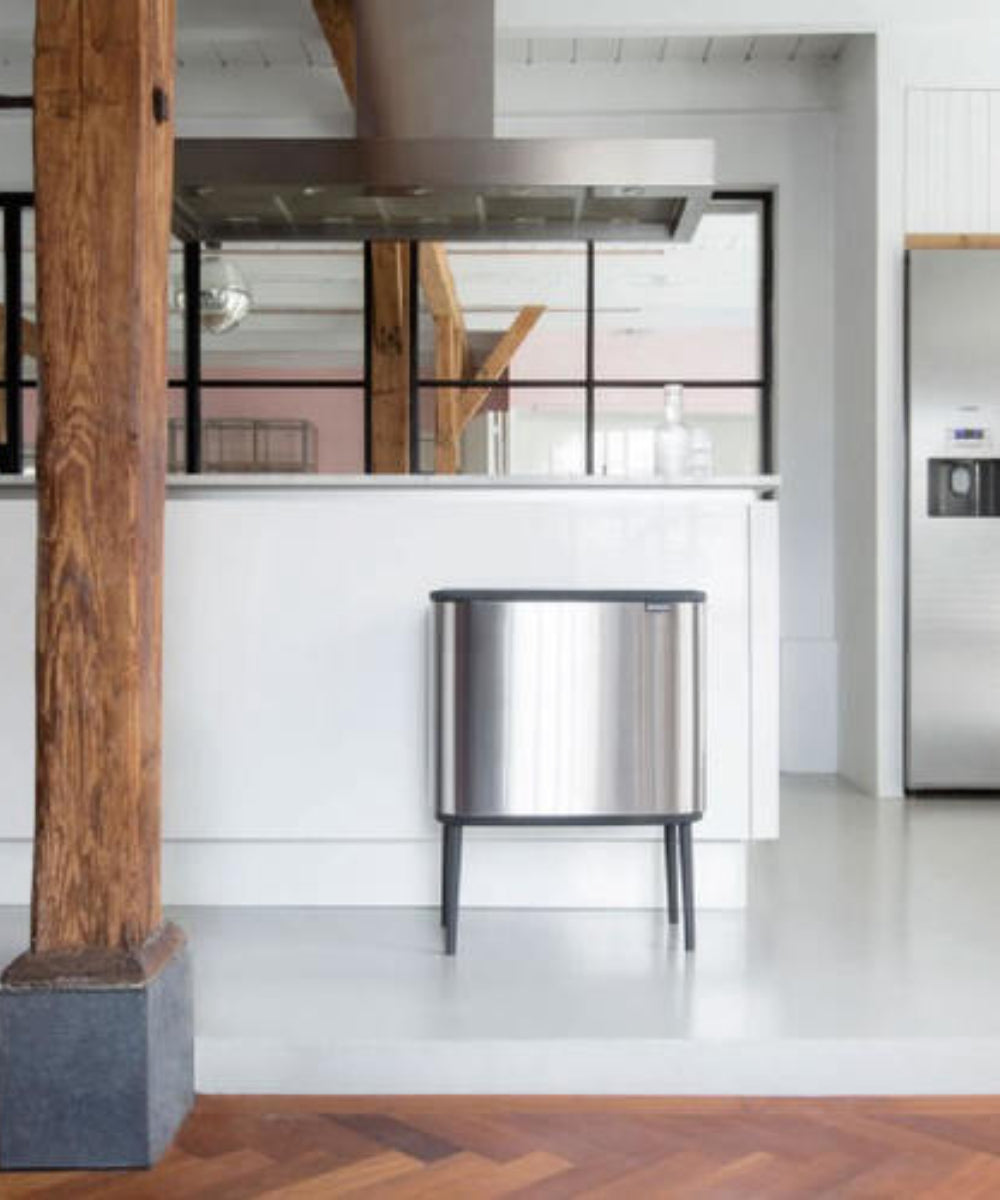 פח אשפה ניקל מוברש 36 ליטר BRABANTIA