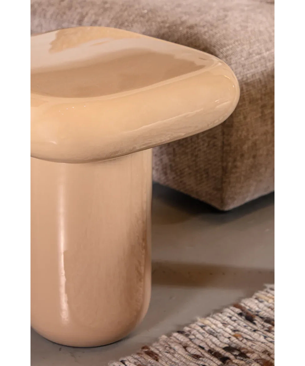 שולחן צד GLOSSY CAPPUCCINO