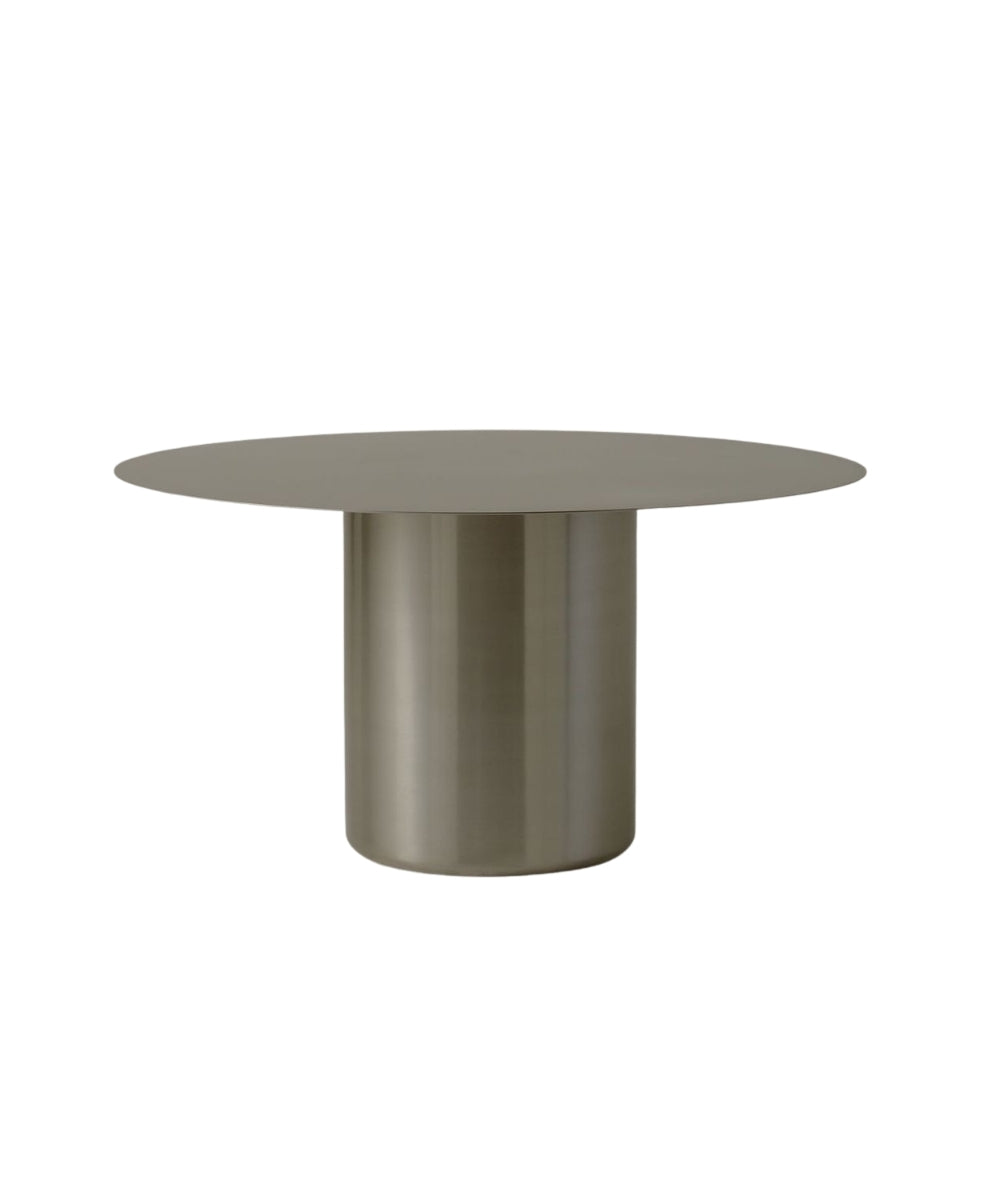 שולחן אוכל עגול נירוסטה GIRO METAL