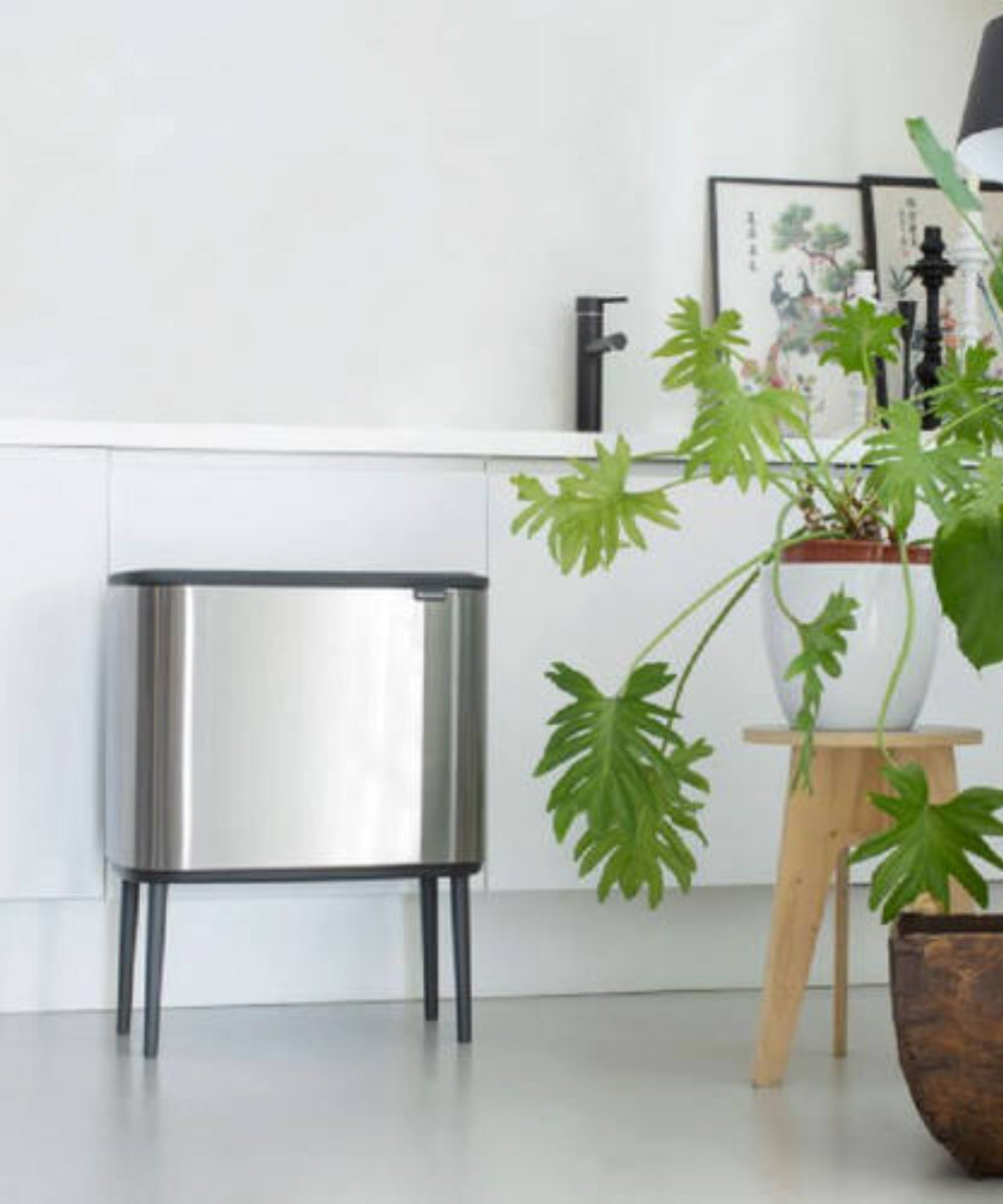 פח אשפה ניקל מוברש 36 ליטר BRABANTIA