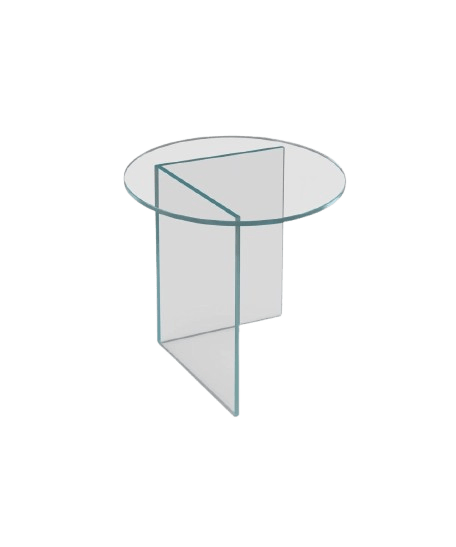 שולחן צד זכוכית ROUND