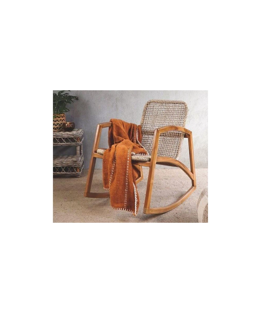 Alternative view of כיסא נדנדה עץ טיק TEKA