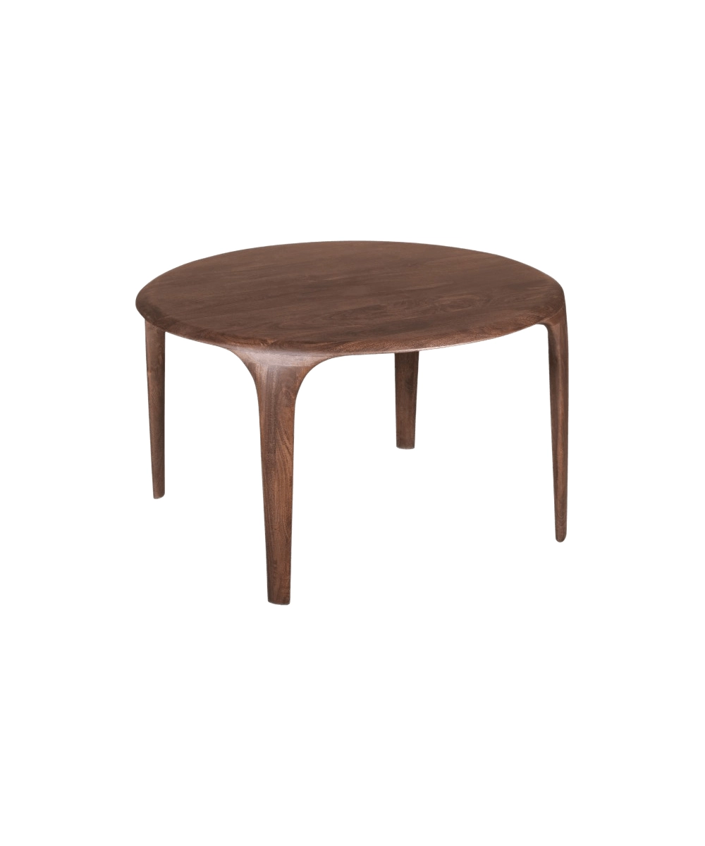 שולחן אוכל OLIVER ROUND BROWN