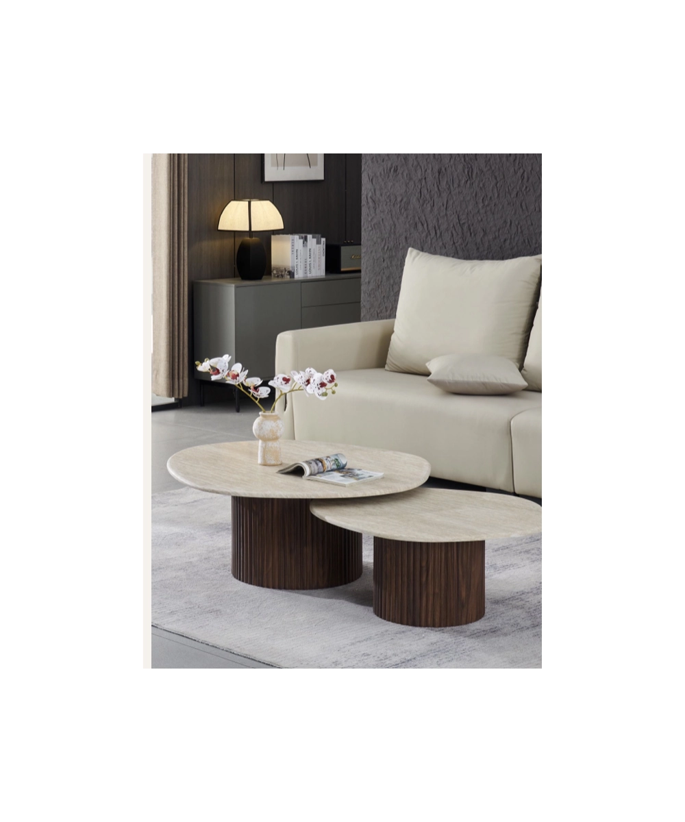 סט שולחנות סלון ROUND TRV – תמונה 3