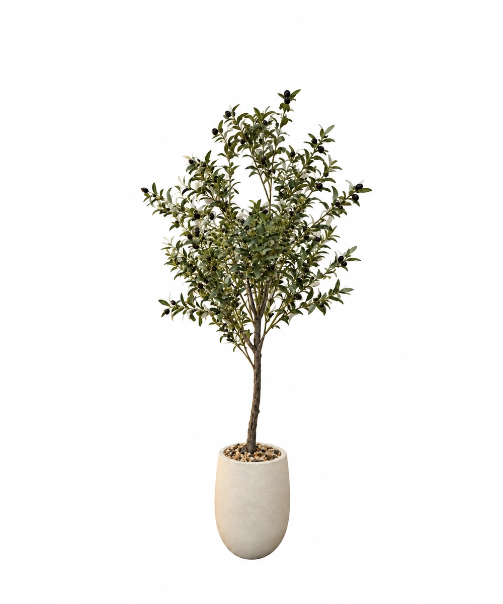 צמח מלאכותי + כד OLIVE